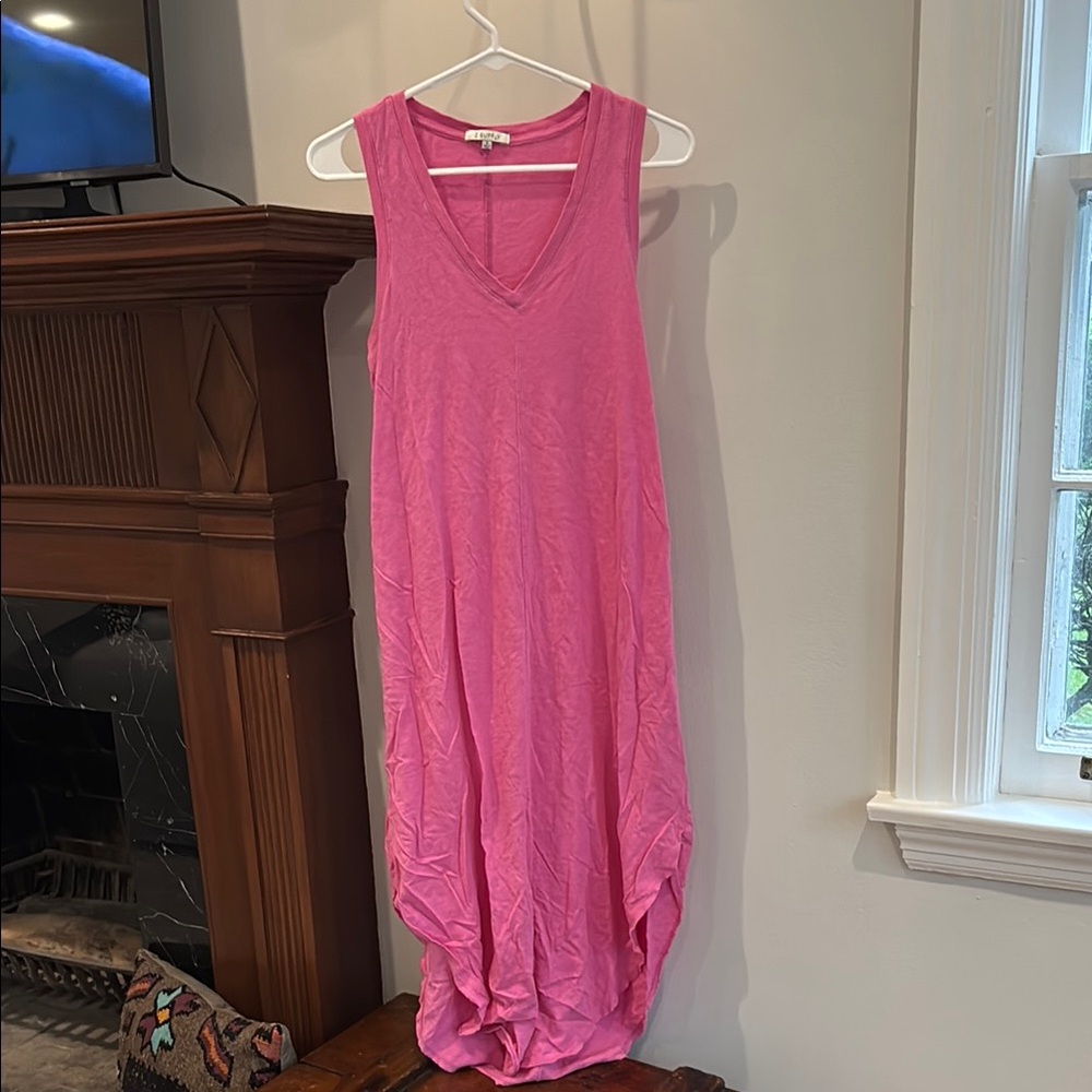 Z-Supply Pink Sleeveless V-Neck Dress